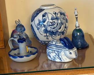 Collection of Blue Items