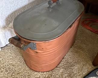Copper Boiler with Tin Lid