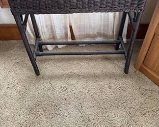 Antique Wicker Plant Stand