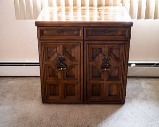 Wooden Sewing Cabinet w/ Machine. $350. 