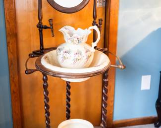 Antique Wash Stand Basin. $300. 