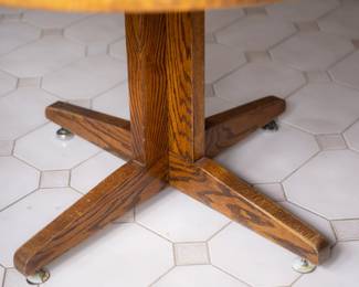 Round Kitchen Table w/ 4 Chairs (+Glass Top). $750 for all. 