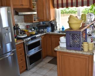 Kitchen, Dining Overview, Access to Backyard and Garage
