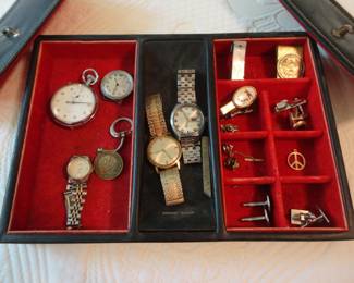 Swiss AR & JE Meylan Stop Watch(top left)