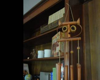 1970's Owl Bamboo Chimes