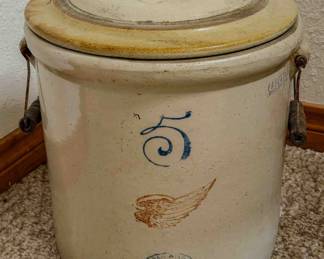 5 Gallon Redwing Crock!