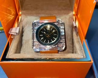 Tory Burch new in box, lucite watch