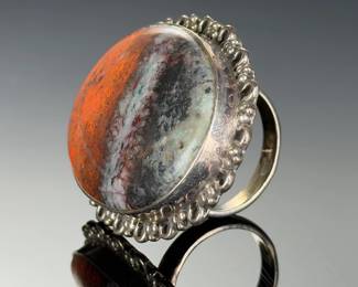 Sterling Silver 925 Monumental Statement Ring, Custom Artist Made, SIZE !)>%