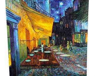 Van Gogh 'Cafe Terrace at Night' Canvas Print Wall Art Decor, 32" x 24"