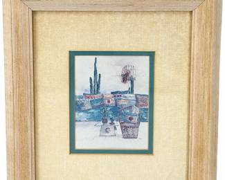 Southwest Decorative Framed Print by Mason, Desert Landscape Art