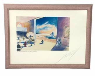 Jeff Leedy Signed ART Print "He Had Everything Just The. WayHe Wanted. It"Framed