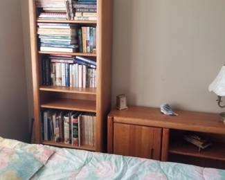 Bookcase; books