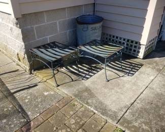 Matches patio dining set