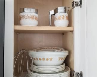Corelle Butterfly Gold dinnerware