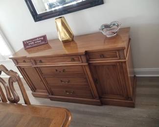 Dining room set: matching sideboard