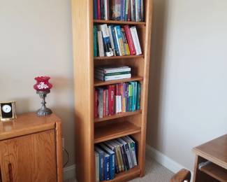 Bookcase; books