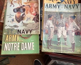 West Point Football programs from the 60s, 70s, & 80s! Great cover art!