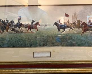 "Keep to Your Sabers, Men!" by Mort Kunstler