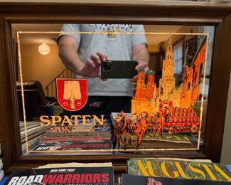 Brilliant Spaten mirror!