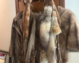 Vintage furs and coats