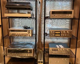 Pioneer and Sony stereo components