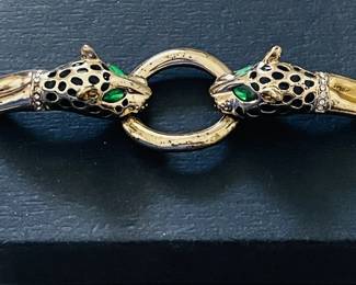 ST. THOMAS Goldtone Panther Bracelet