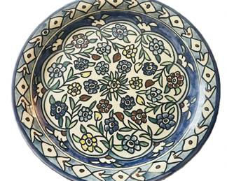 Hand-Painted Ceramic Server