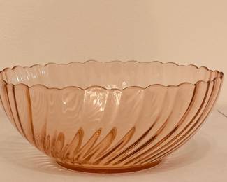 ARCOROC Pink Swirl Bowl