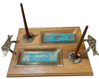 1960s Bagels/Cheese/Lox Server