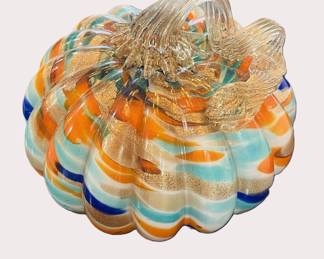 Glass Swirl Pumpkin