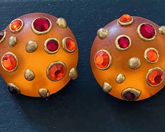 Vintage Lucite Earrings