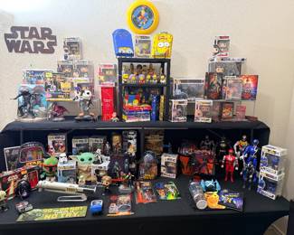 Star Wars, Power Rangers, Pokémon, Stranger Things, The Office, The Simpsons, Game of Thrones, Nightmare Before Christmas, Parks & Recreation