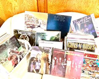 Vintage Vinyl record collection
