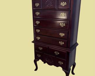 Vintage Tall Boy Dresser