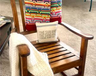 Vintage wooden Rocking Chair