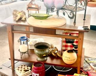 Vintage Collectibles Mid Century table