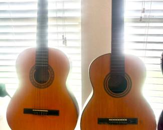 Acoustic Guitars; electric guitar and amp