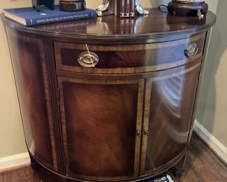 There are two of these demilune chests.