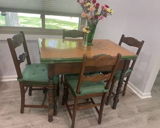 Vintage table and chairs