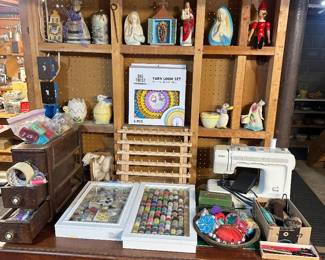 Sewing machine and supplies