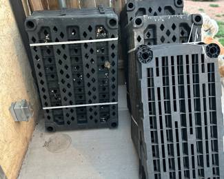 Plastic shelving