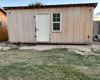 Custom built shed- electric