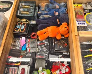 Denver broncos beanie babies, lighter, collectable clowns