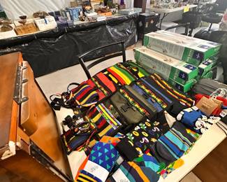 North face bags, novelty socks, heavy duty handles