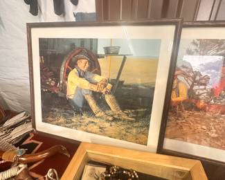 Gordon Snidow Cowboy Coors 1983 Print