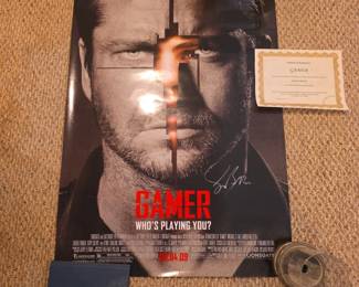 Gamer Poster Signed and Authenticated 