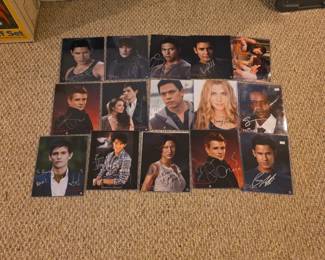 The Twilight Saga autographed photos 