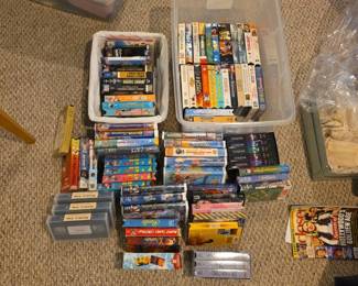 VHS tapes 