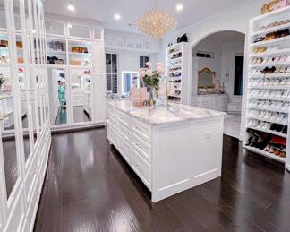 My closet is a shopaholics dream. 