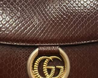 Vintage rare python Gucci NWT